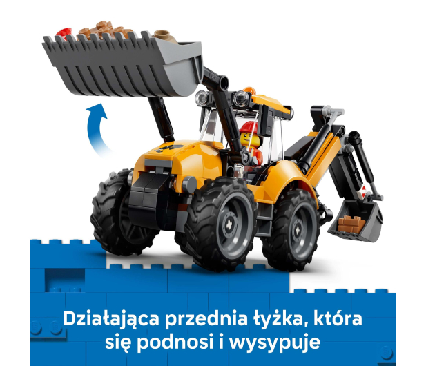 LEGO CITY 60480 Żółta koparko-ładowarka - 1529816 - zdjęcie 5